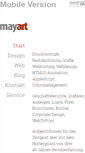 Mobile Screenshot of mayart.de